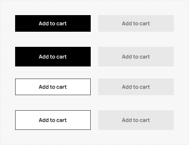 Conceptual commerce button variants