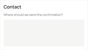 Conceptual checkout-section component
